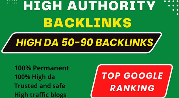I Will Provide Premium SEO Backlinks Service with High DA White Hat Link Building